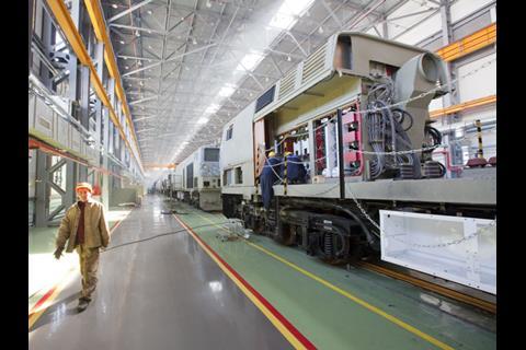 LKZ produces GE Evolution Series freight and passenger locomotives for customers in the 1 520 mm gauge region.